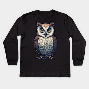 NIght owl Kids Long Sleeve T-Shirt